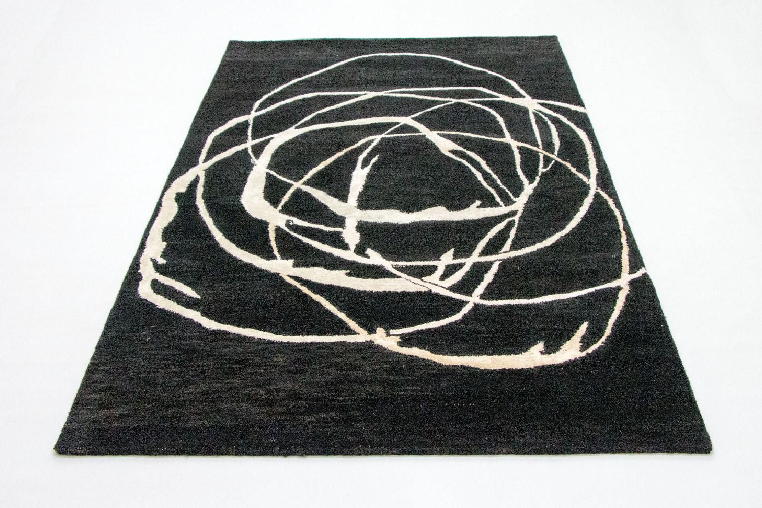 Alfombra de diseño - 245 x 153 cm - azul