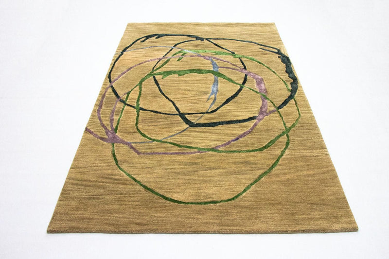 Alfombra de diseño - 243 x 152 cm - multicolor