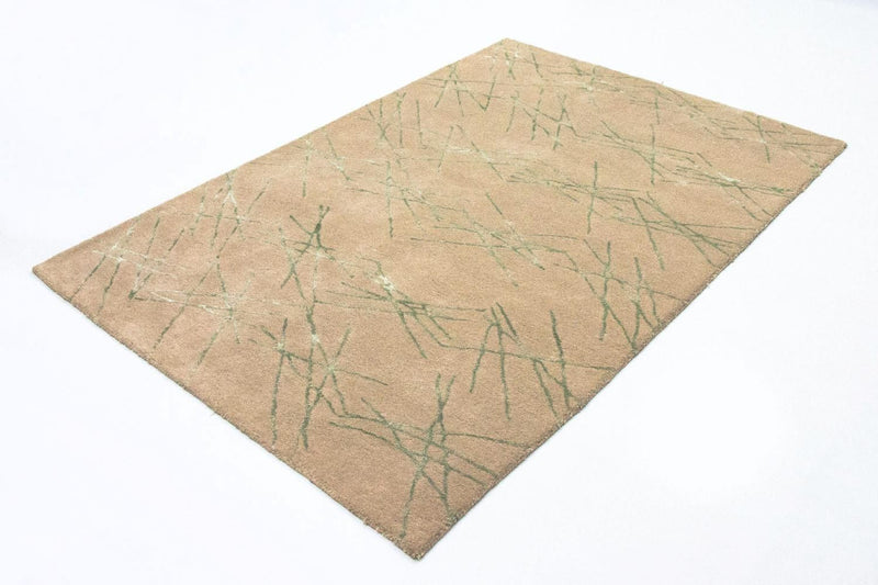 Alfombra de diseño - 198 x 136 cm - beige