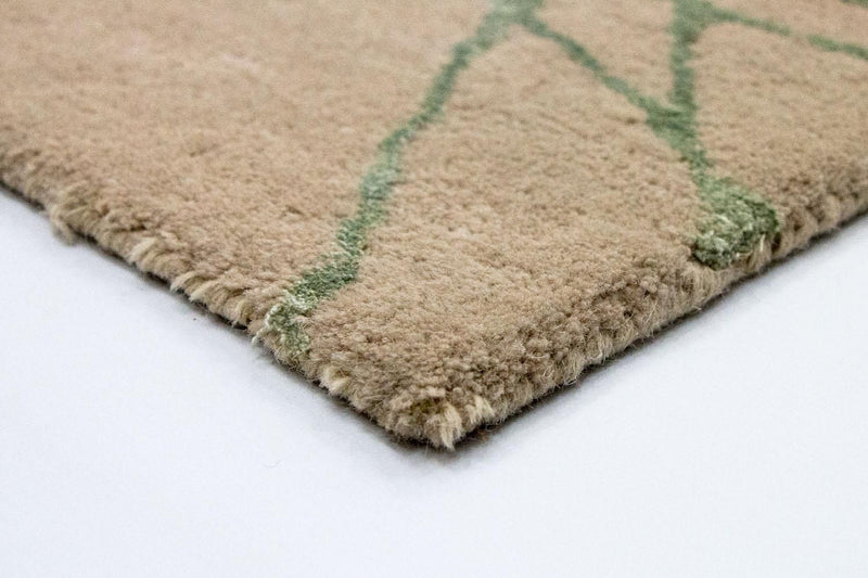 Alfombra de diseño - 198 x 136 cm - beige