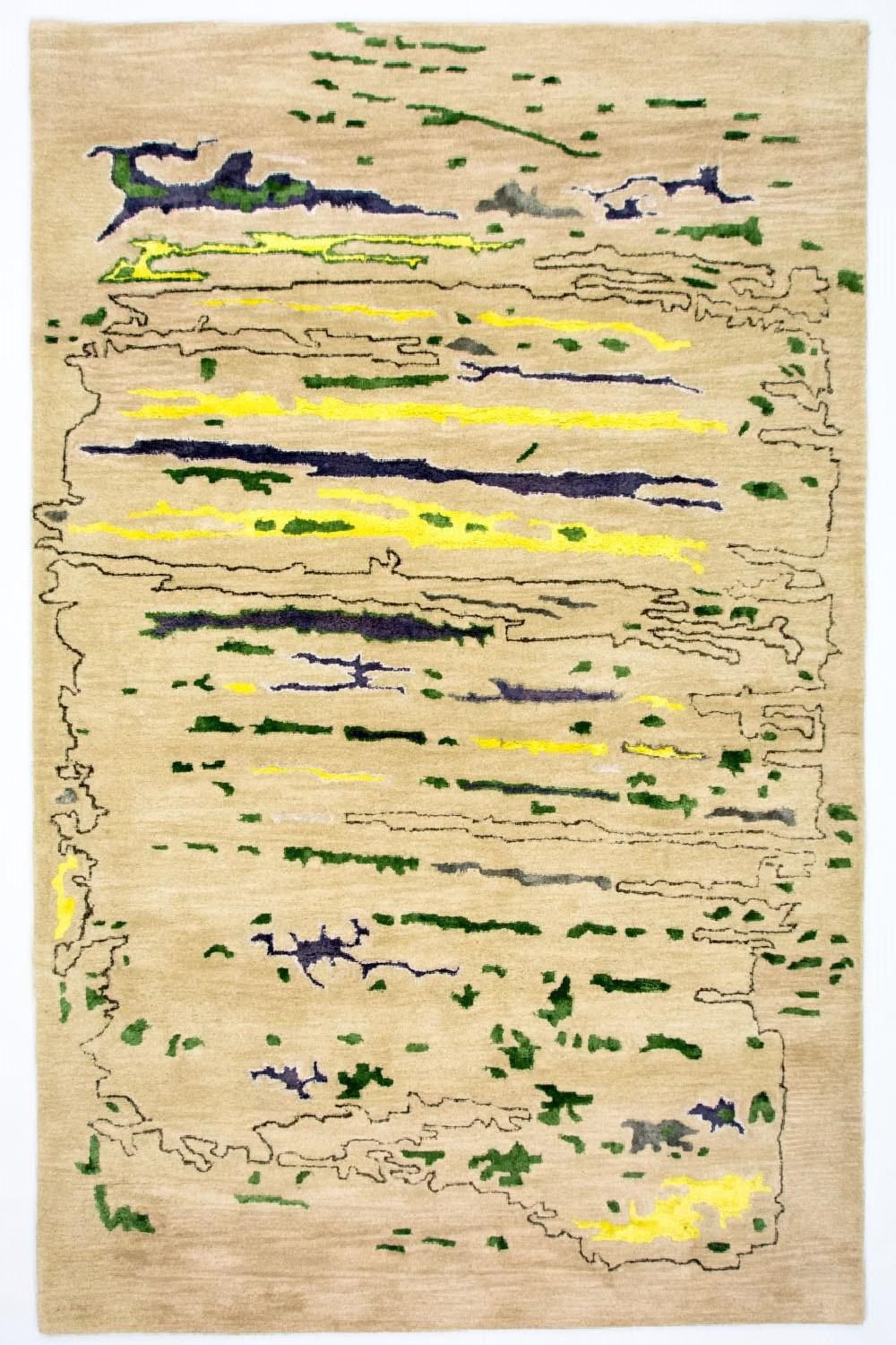 Alfombra de diseño - 243 x 153 cm - multicolor