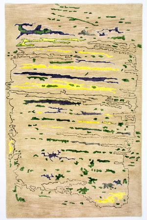 Alfombra de diseño - 243 x 153 cm - multicolor