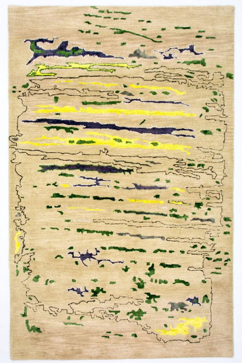 Alfombra de diseño - 243 x 153 cm - multicolor
