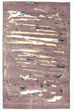 Alfombra de diseño - 243 x 153 cm - marrón