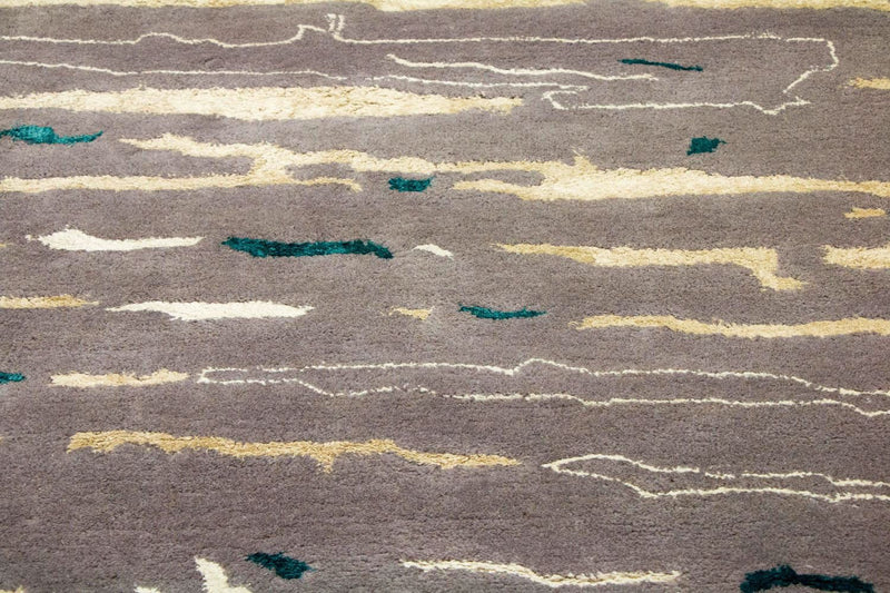 Alfombra de diseño - 243 x 153 cm - marrón