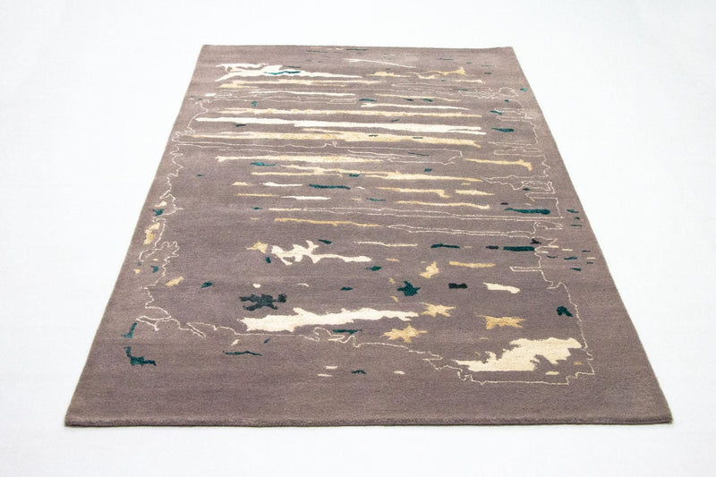 Alfombra de diseño - 243 x 153 cm - marrón
