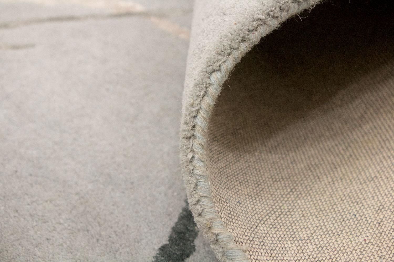 Alfombra de diseño - 243 x 153 cm - plata