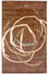 Alfombra de diseño - 244 x 152 cm - marrón