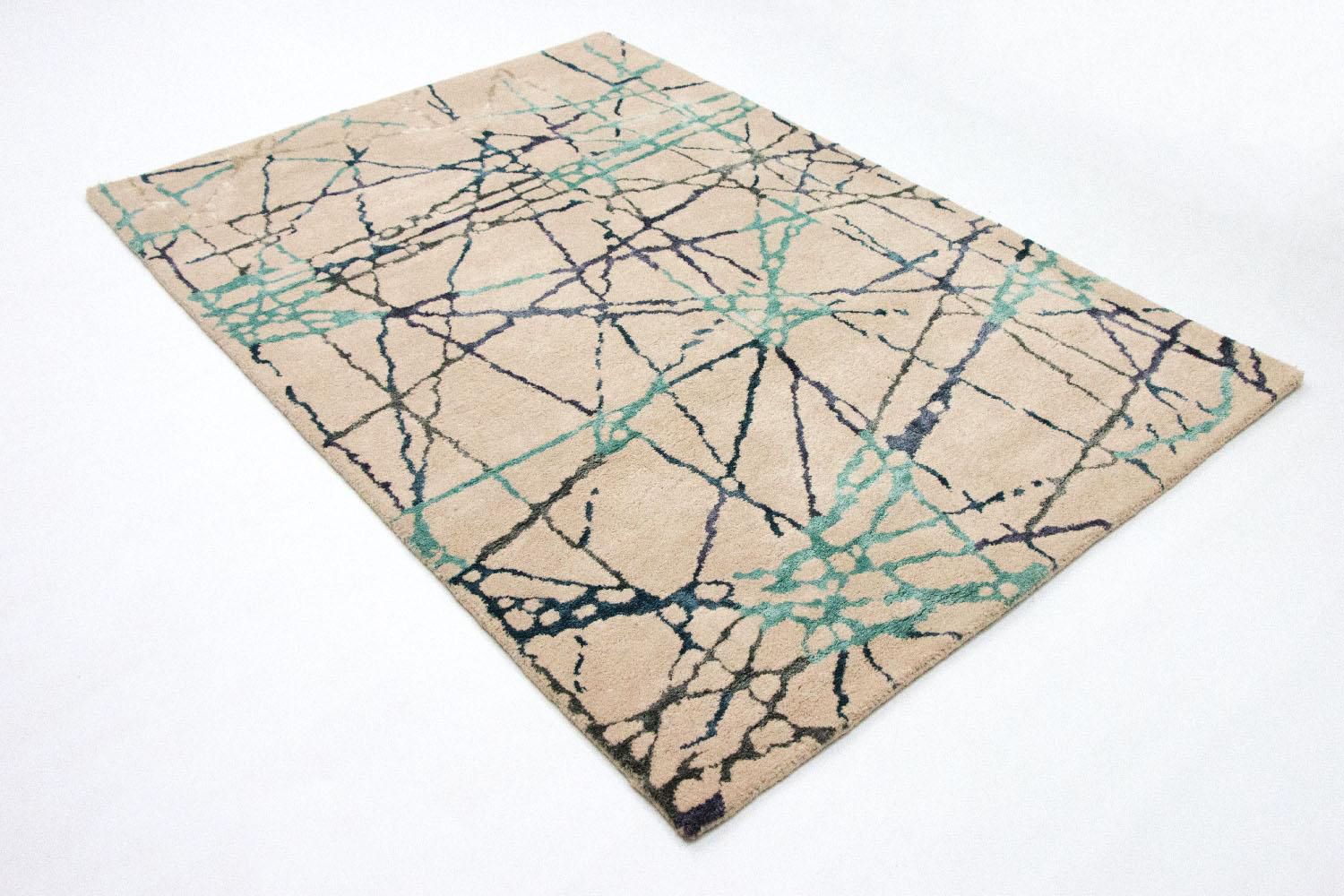 Alfombra de diseño - 197 x 136 cm - beige