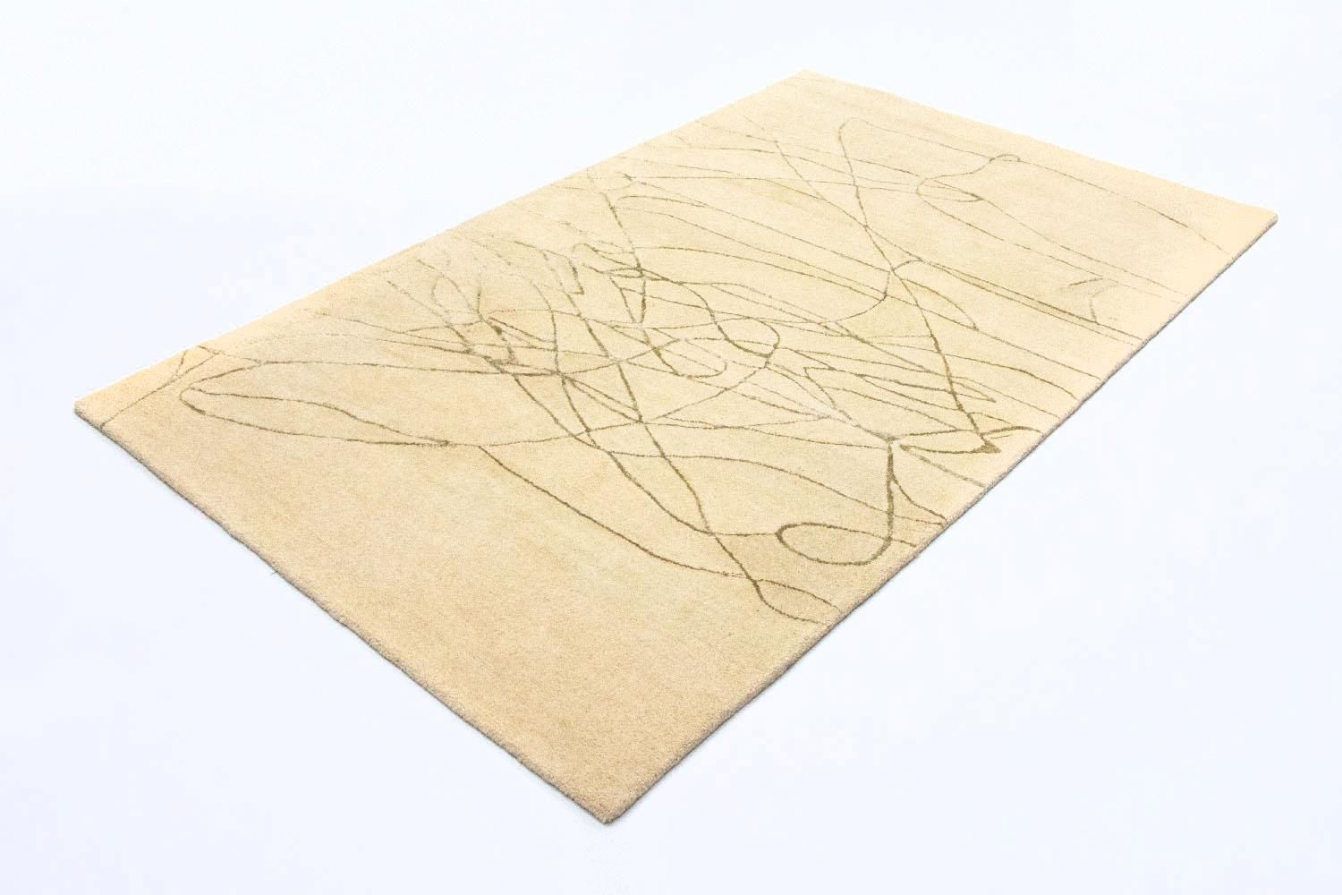 Alfombra de diseño - 239 x 152 cm - beige
