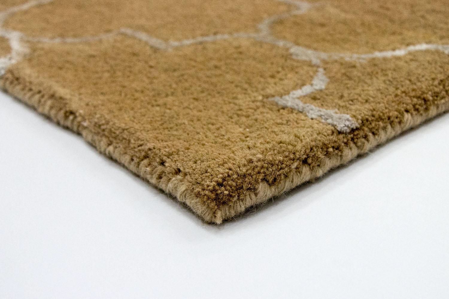 Alfombra de lana - 243 x 156 cm - beige