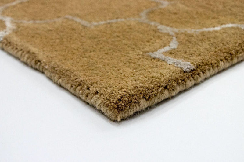 Alfombra de lana - 243 x 156 cm - beige