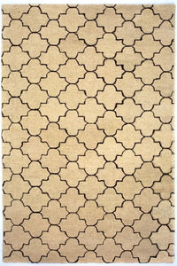 Alfombra de lana - 245 x 156 cm - beige