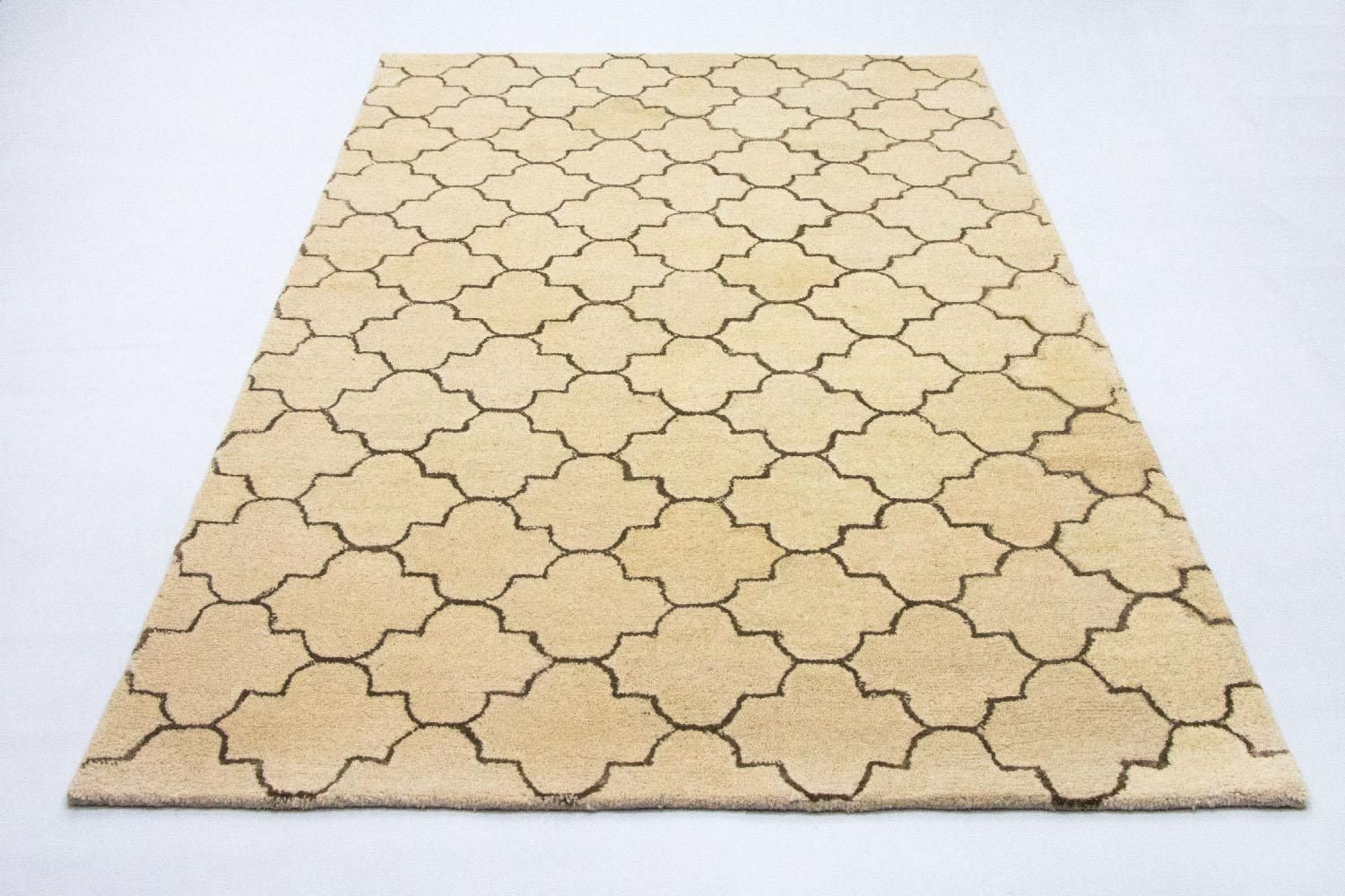 Alfombra de lana - 245 x 156 cm - beige