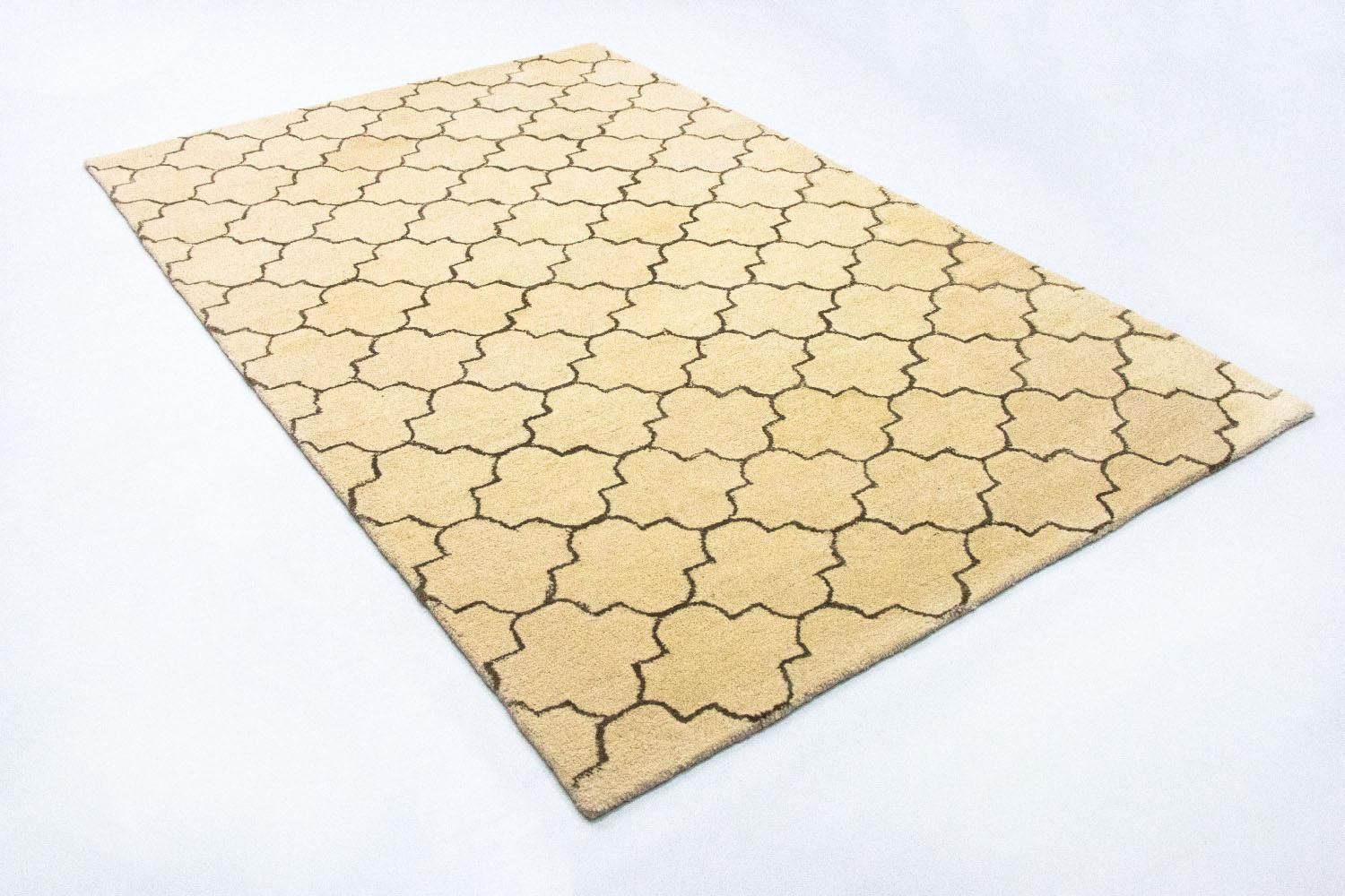 Alfombra de lana - 245 x 156 cm - beige