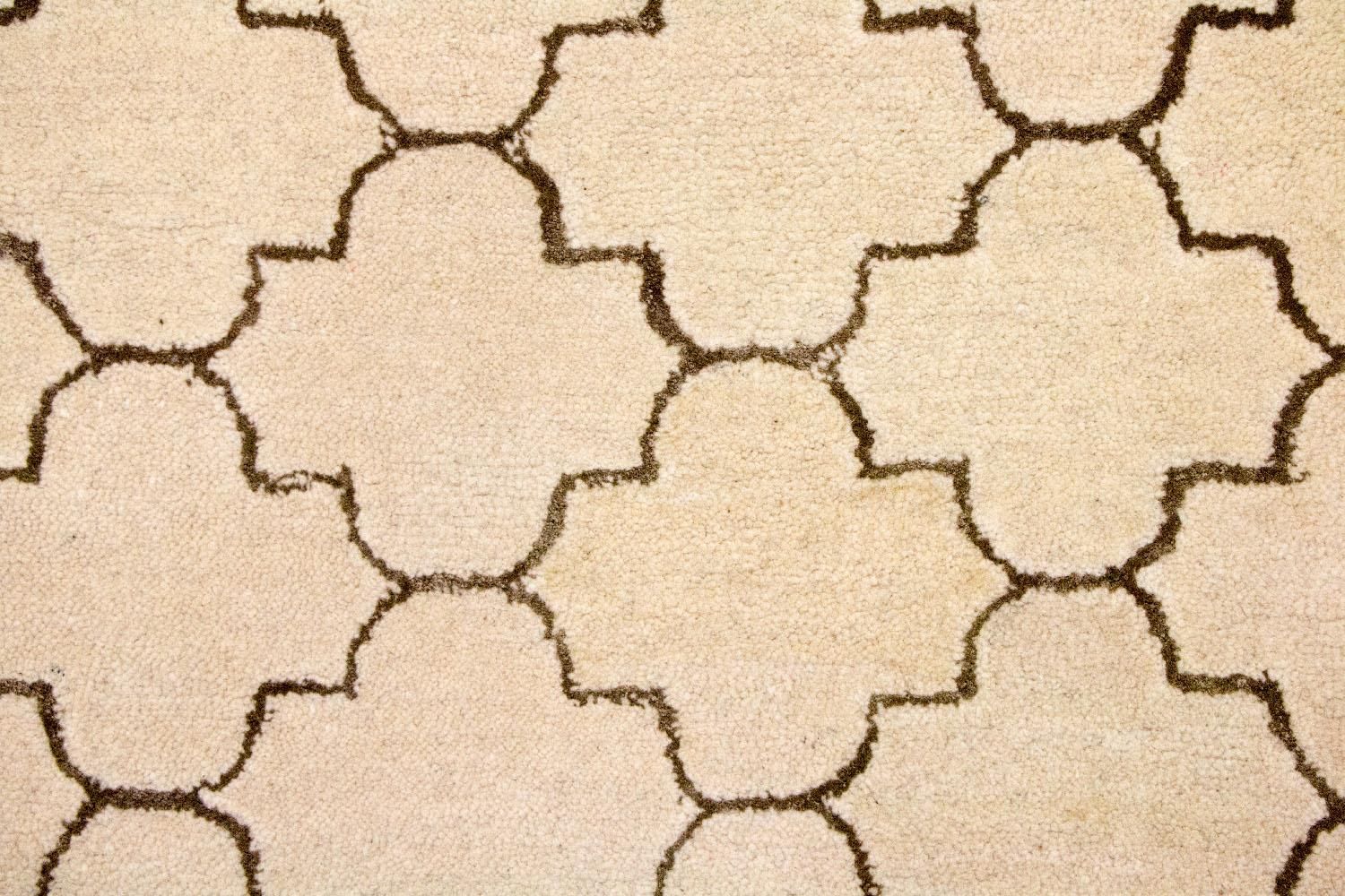 Alfombra de lana - 245 x 156 cm - beige