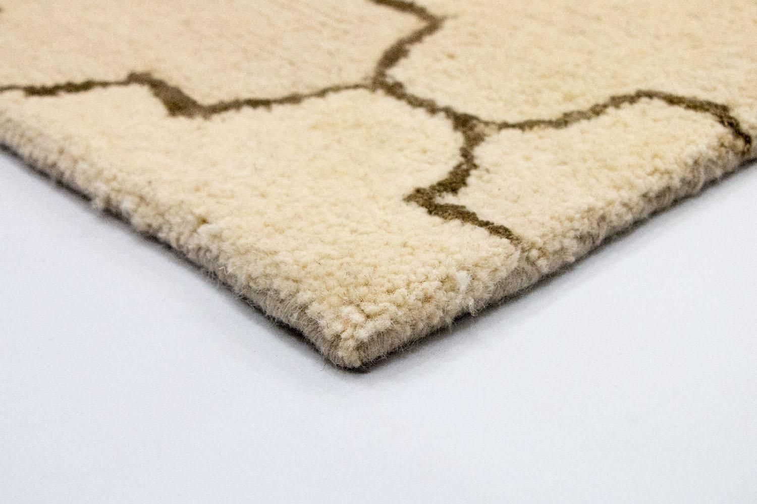 Alfombra de lana - 245 x 156 cm - beige