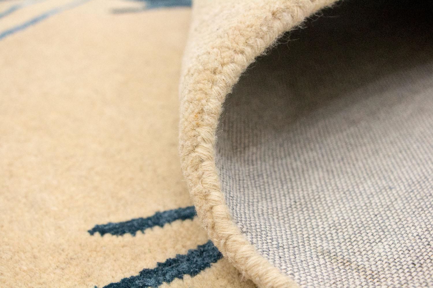 Alfombra de diseño - 241 x 154 cm - beige