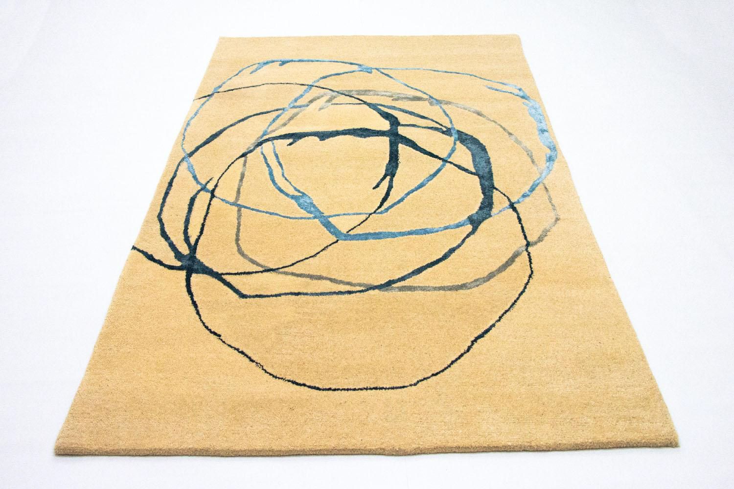 Alfombra de diseño - 241 x 154 cm - beige