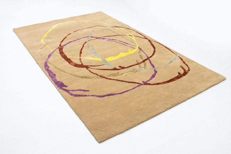 Alfombra de diseño - 246 x 152 cm - beige
