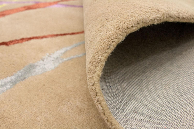 Alfombra de diseño - 246 x 152 cm - beige
