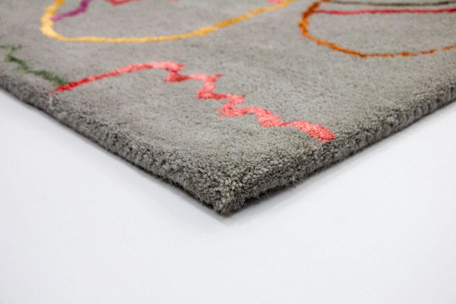 Alfombra de diseño - 241 x 153 cm - multicolor