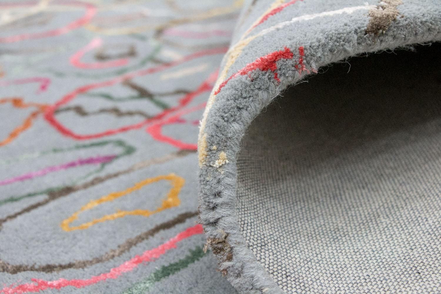 Alfombra de diseño - 241 x 153 cm - multicolor