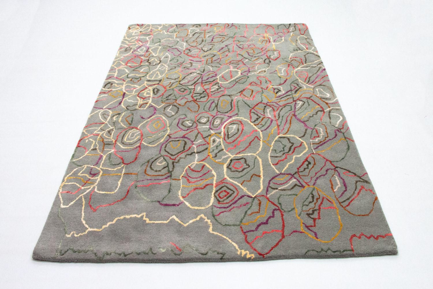 Alfombra de diseño - 241 x 153 cm - multicolor
