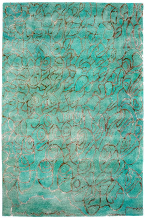 Alfombra de diseño - 244 x 153 cm - turquesa