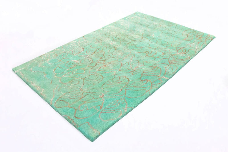 Alfombra de diseño - 244 x 153 cm - turquesa