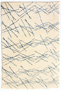 Alfombra de diseño - 197 x 138 cm - beige