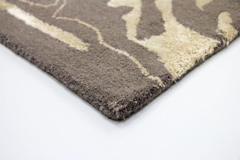 Alfombra de diseño - 241 x 153 cm - marrón
