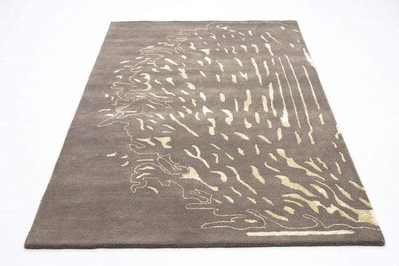 Alfombra de diseño - 241 x 153 cm - marrón