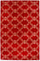 Alfombra de lana - 240 x 152 cm - rojo