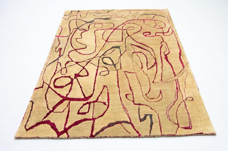 Alfombra de diseño - 241 x 152 cm - multicolor
