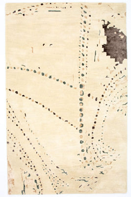 Alfombra de diseño - 244 x 153 cm - beige