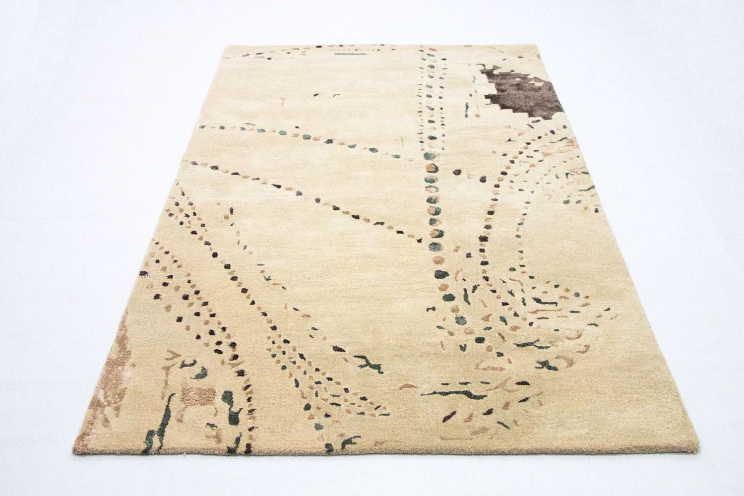 Alfombra de diseño - 244 x 153 cm - beige