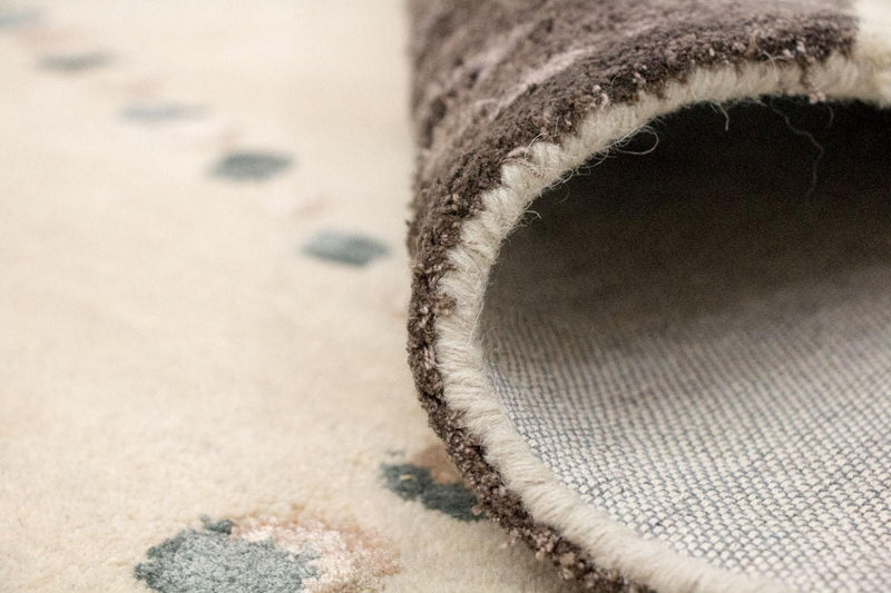 Alfombra de diseño - 244 x 153 cm - beige