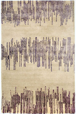 Alfombra de diseño - 241 x 153 cm - beige