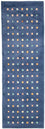 Alfombra de pasillo Alfombra de Nepal - 240 x 80 cm - azul oscuro