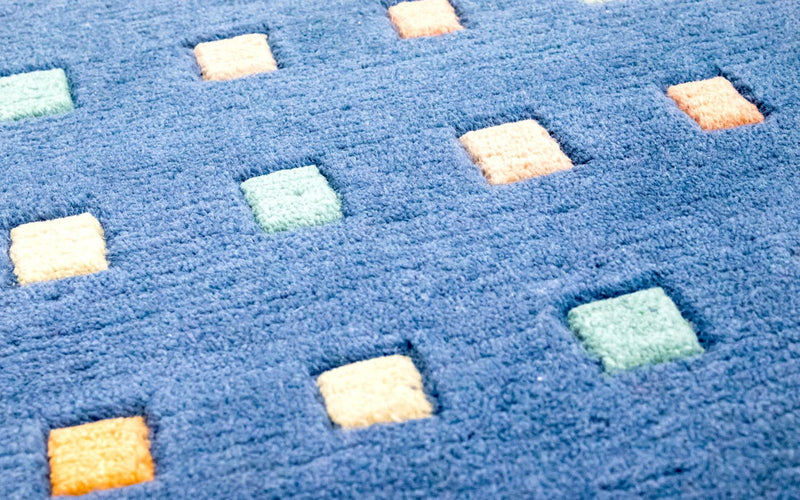 Alfombra de pasillo Alfombra de Nepal - 240 x 80 cm - azul oscuro