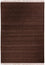 Alfombra Kelim - Tendencia - 200 x 140 cm - marrón oscuro
