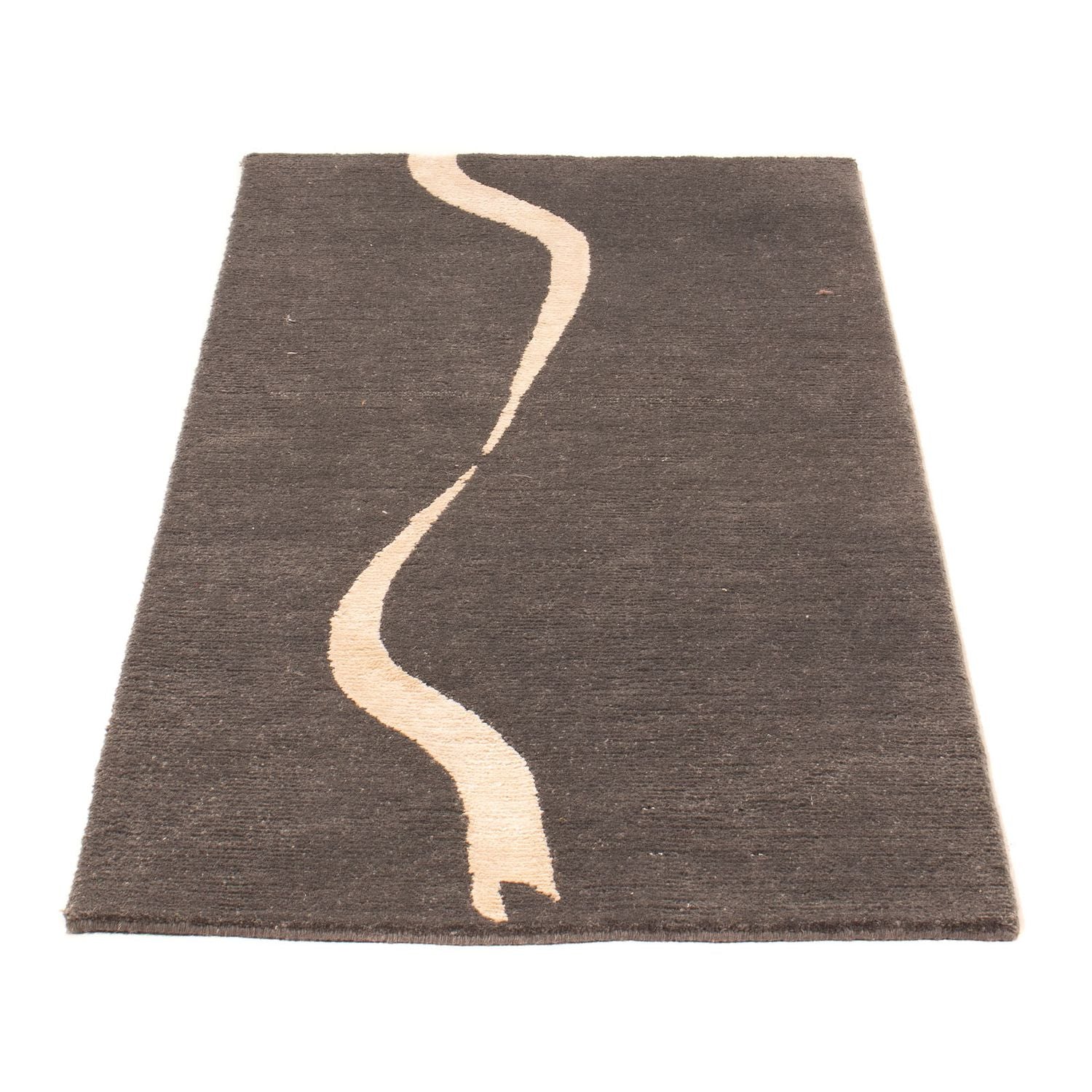 Alfombra de Nepal - 120 x 60 cm - gris