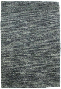 Alfombra Gabbeh - Indus - 90 x 60 cm - gris oscuro