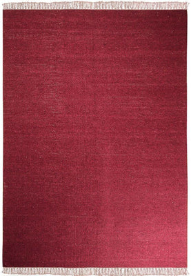 Alfombra Kelim - Tendencia - 200 x 140 cm - rojo oscuro