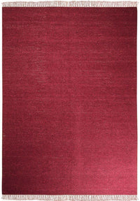 Alfombra Kelim - Tendencia - 200 x 140 cm - rojo oscuro