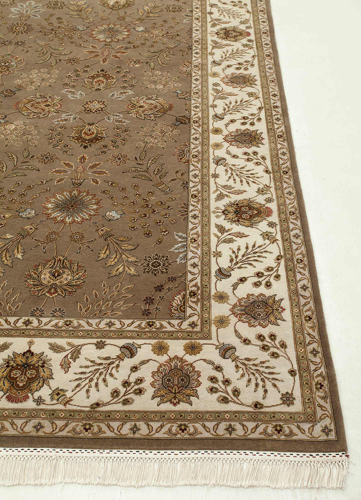 Alfombra de lana - 360 x 270 cm - beige