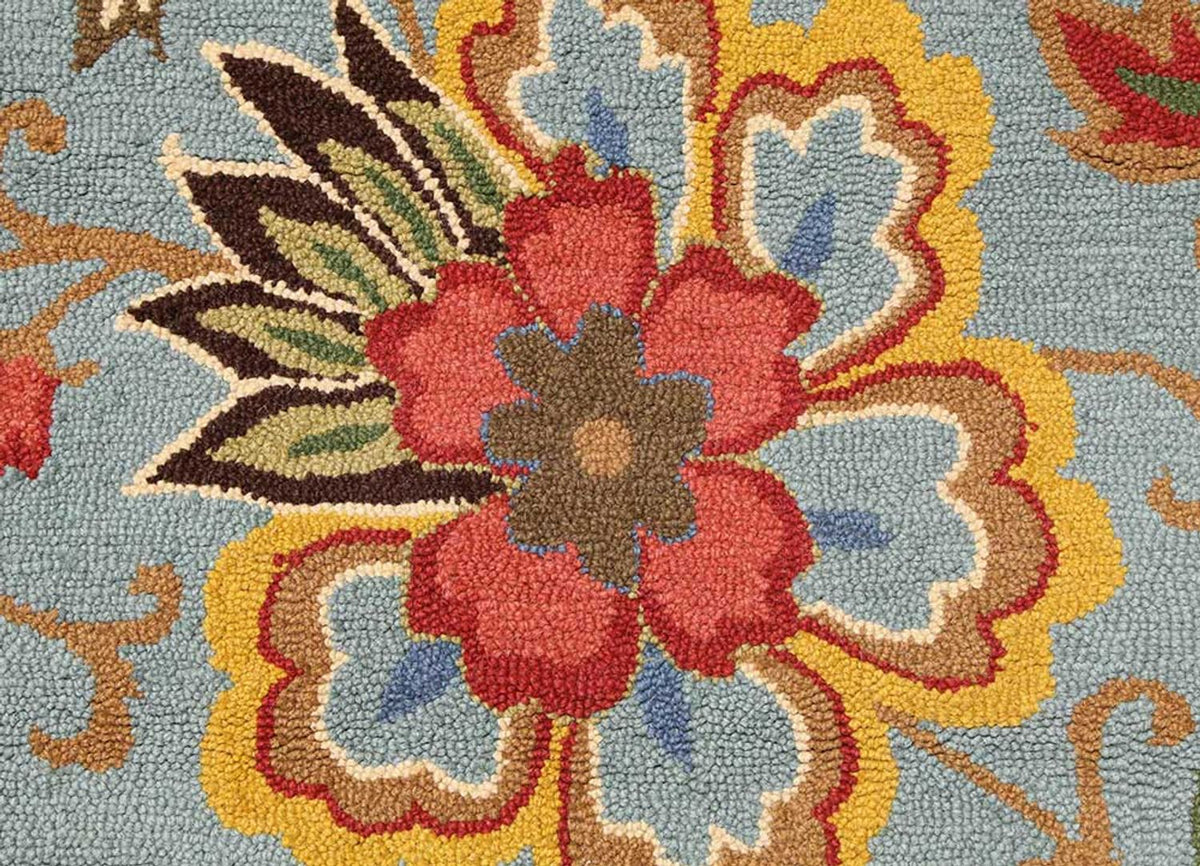 Alfombra de lana - 240 x 150 cm - multicolor