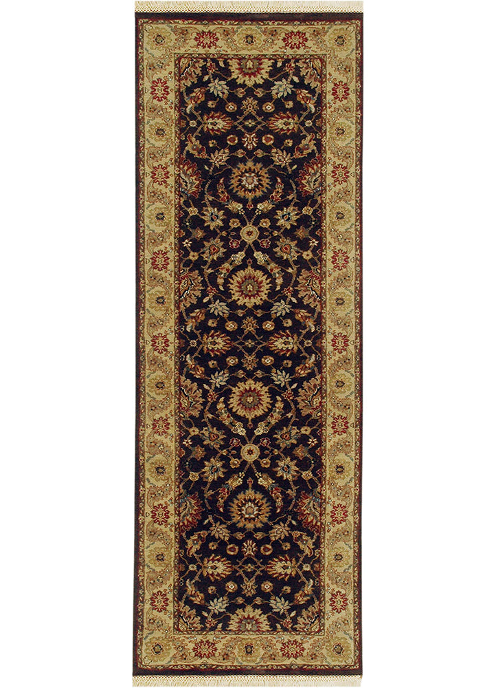 Alfombra de pasillo Alfombra de lana - 420 x 75 cm - beige