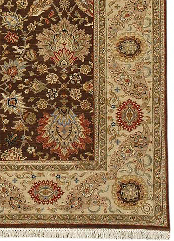 Alfombra de pasillo Alfombra de lana - 420 x 75 cm - beige